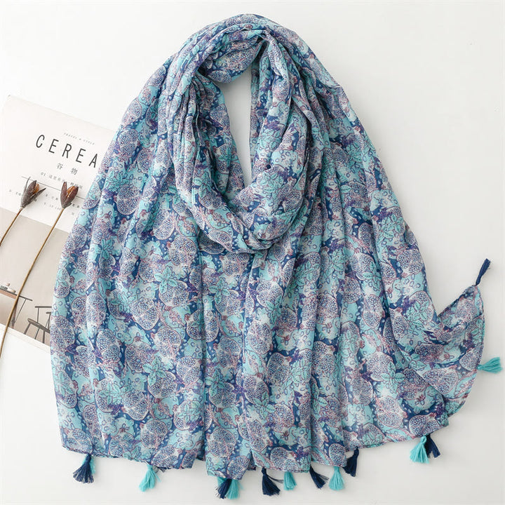 Women's Summer Beach Lightweight Shawl Thin Scarf