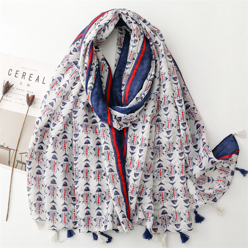 Women's Summer Beach Lightweight Shawl Thin Scarf - Style #6 - image 12