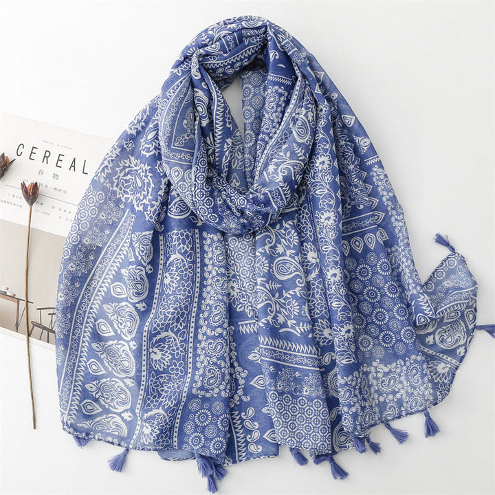 Women's Summer Beach Lightweight Shawl Thin Scarf