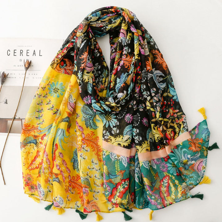 Women's Summer Beach Lightweight Shawl Thin Scarf