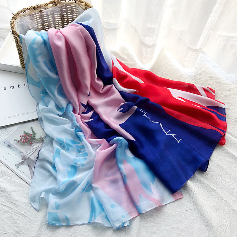 Women's Summer Beach Printed Lightweight Shawl Thin Scarf - Style #12 - image 14