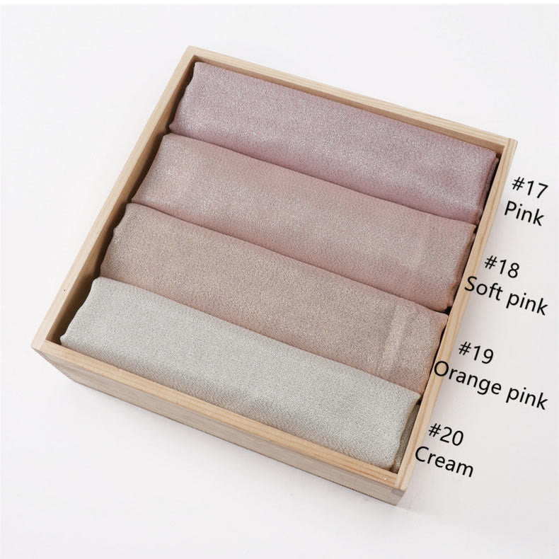 Women's Golden Glitter Lightweight Shawl Thin Scarf