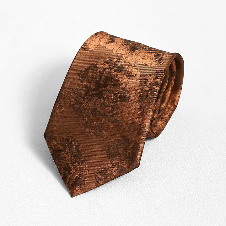 Men's Peru Peony Classic Flower Business Necktie Pocket Square - image 2