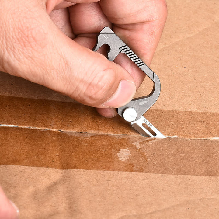 6 In 1 Multifunctional Folding Mini Knife Keychain