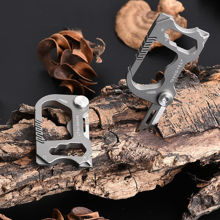 6 In 1 Multifunctional Folding Mini Knife Keychain - image 0