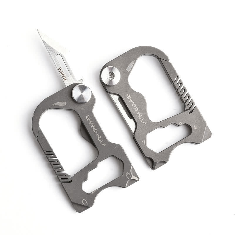 6 In 1 Multifunctional Folding Mini Knife Keychain