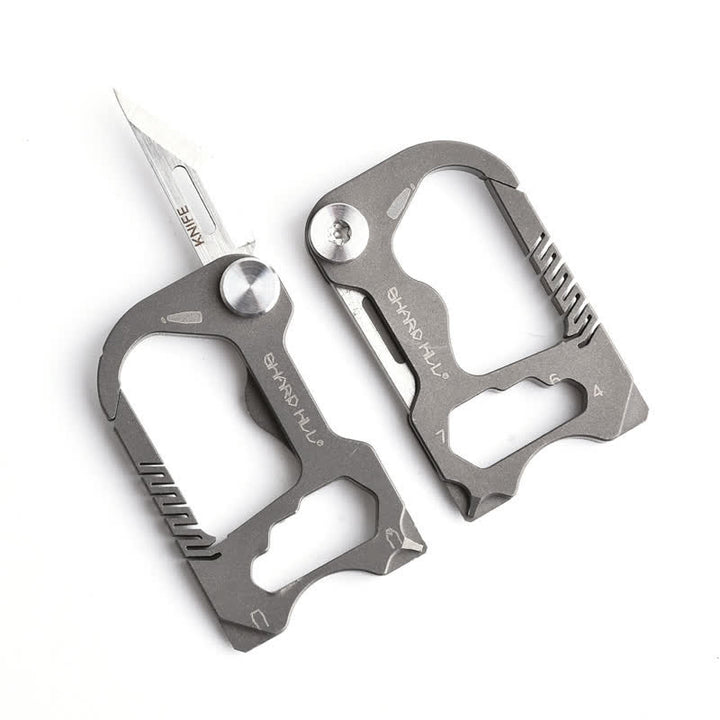 6 In 1 Multifunctional Folding Mini Knife Keychain - image 4