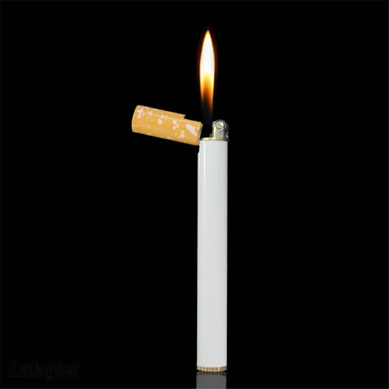 Creative Mini Metal Cigarette-Shaped Butane Lighter - image 4