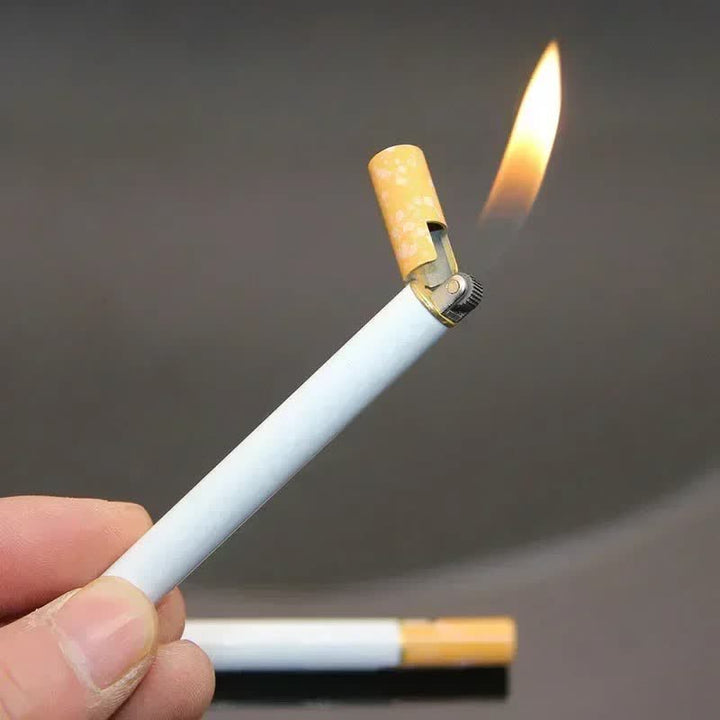 Creative Mini Metal Cigarette-Shaped Butane Lighter - image 3