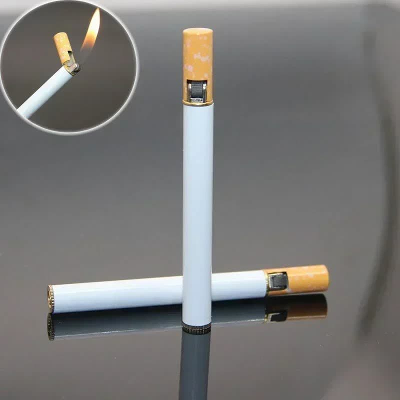 Creative Mini Metal Cigarette-Shaped Butane Lighter - image 1