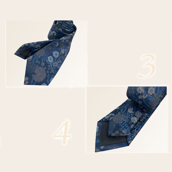 Men's Holiday Style Floral Polyester Necktie - image 3