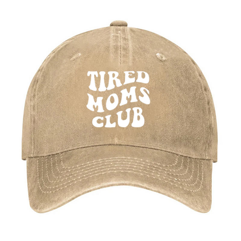 Tired Moms Club Adjustable Baseball Cap