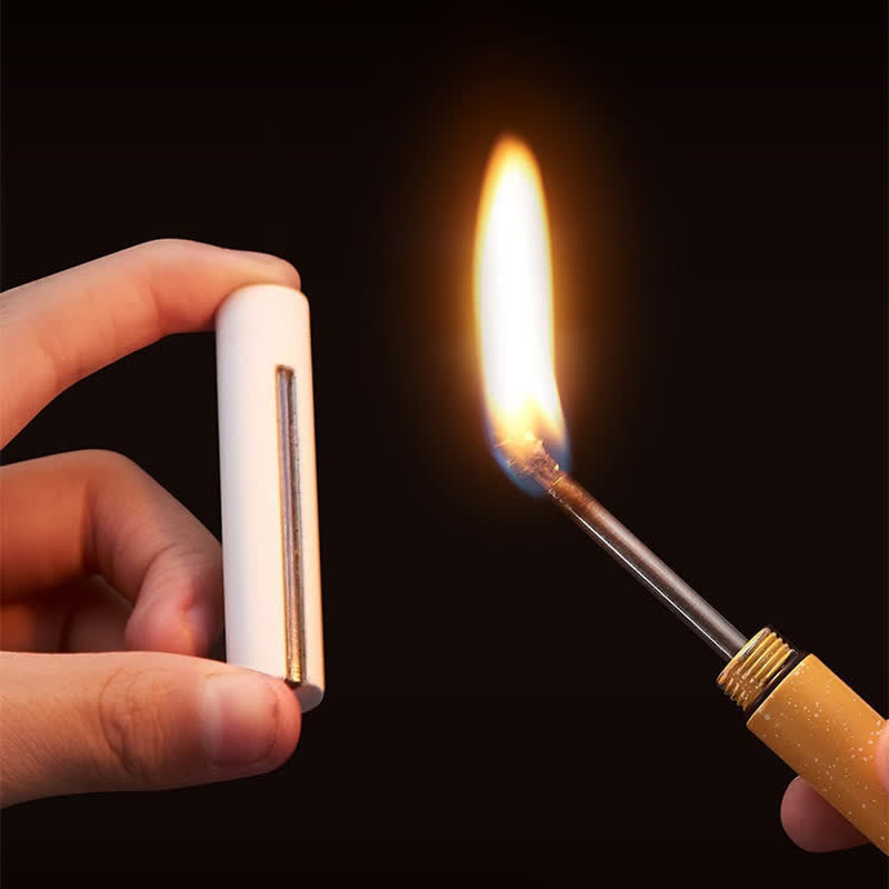 Mini Cigarette-Shaped Creative Matchstick Kerosene Lighter - image 2