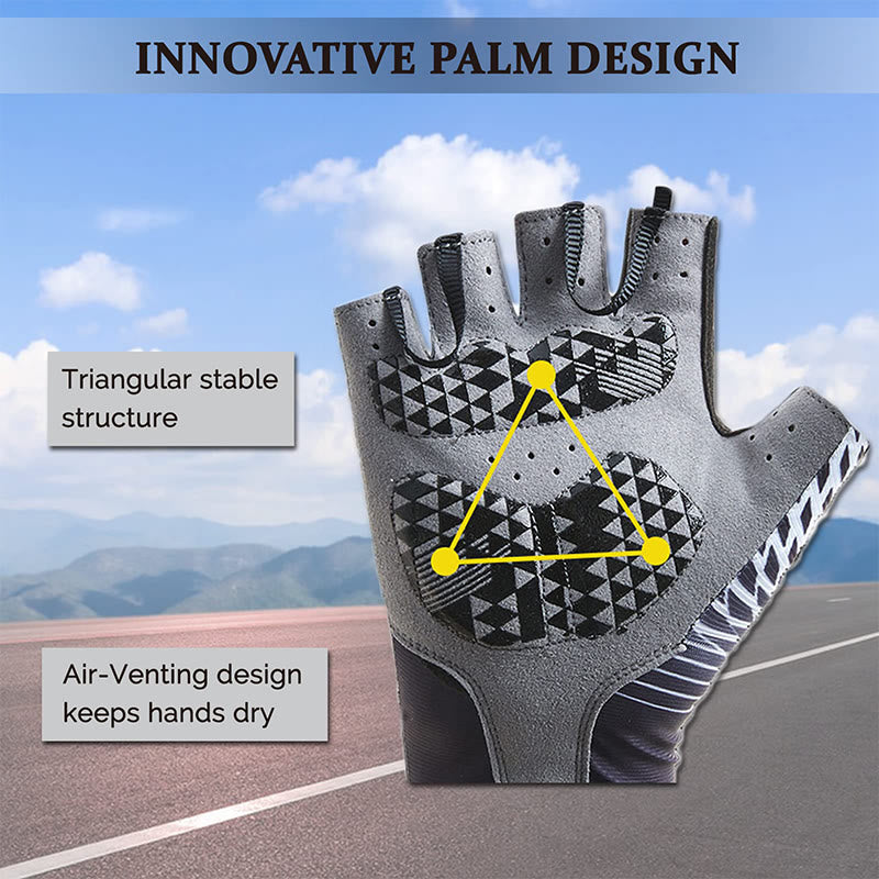 Sports Anti-Slip Breathable Fingerless Gloves - image 7