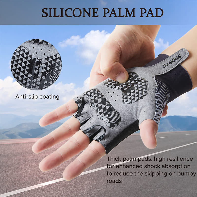 Sports Anti-Slip Breathable Fingerless Gloves - image 8