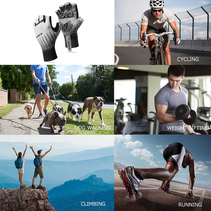 Sports Anti-Slip Breathable Fingerless Gloves - image 10