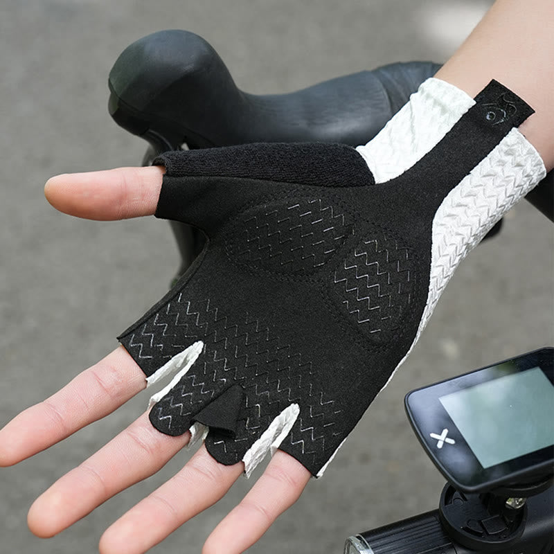 Outdoor Sports Anti-Slip Breathable Fingerless Gloves