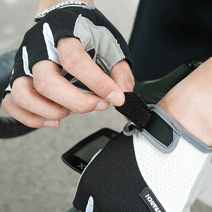 Outdoor Cycling Unisex Anti-Slip Half finger Gloves - image 5