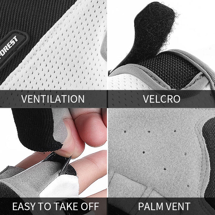 Outdoor Cycling Unisex Anti-Slip Half finger Gloves - image 8
