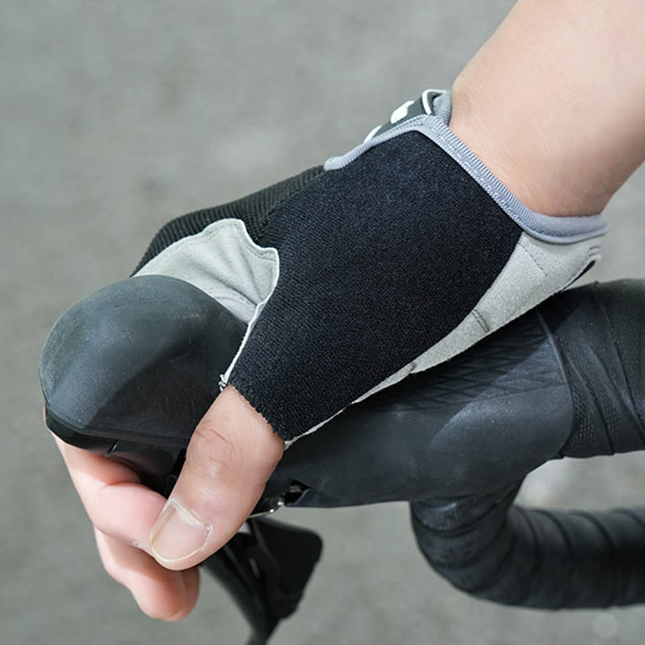 Outdoor Cycling Unisex Anti-Slip Half finger Gloves - image 3