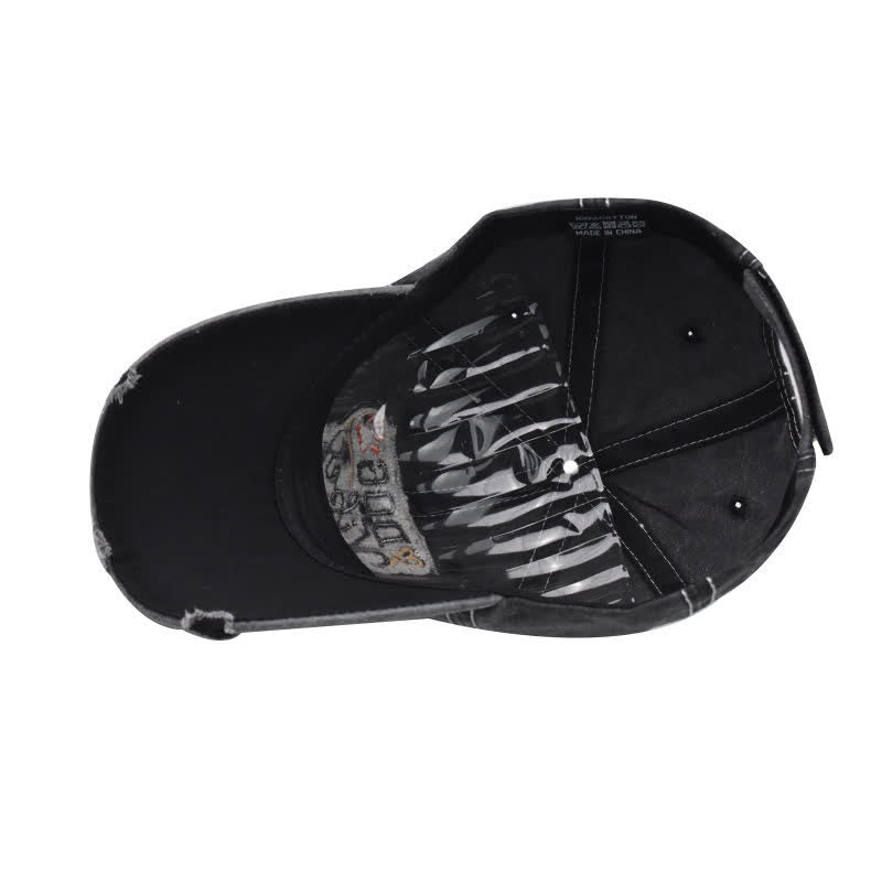 Dog Vibes Only Embroidered Washed Baseball Cap