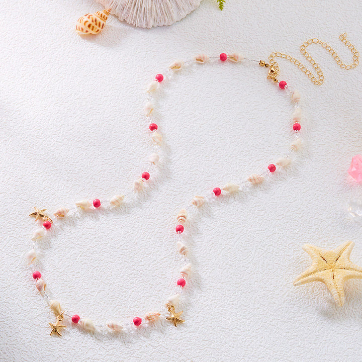 Women's Bohemian Beach Starfish Sea Shell Waist Chain - image 6