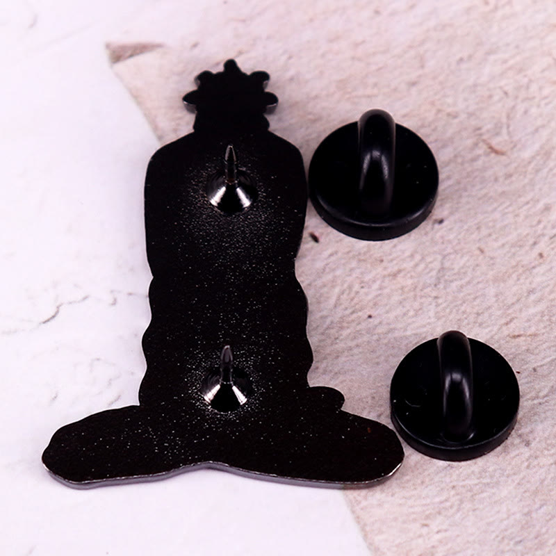 Women's The Sun Moon Celestial Goddess Enamel Brooch