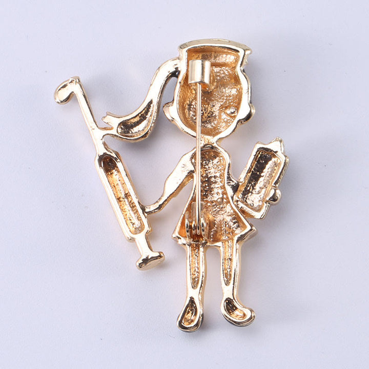 Cartoon Nurse Medical Nurse Gift Enamel Brooch - image 2