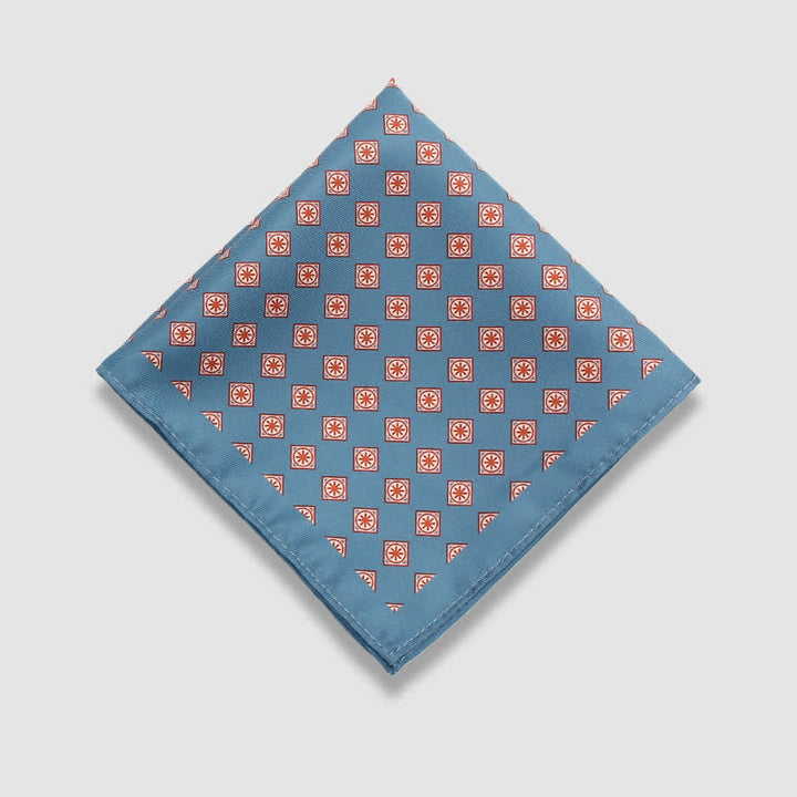 Men's Vintage Paisley Dots Pattern Business Pocket Square