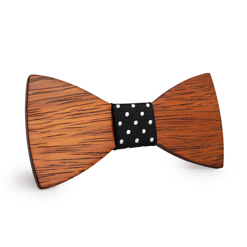 Men's Handmade Bamboo Wooden Bow Tie
