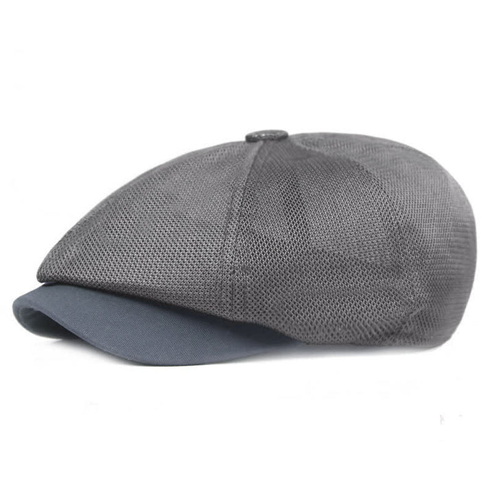 Breathable Mesh Cabbie Summer Beret Hat