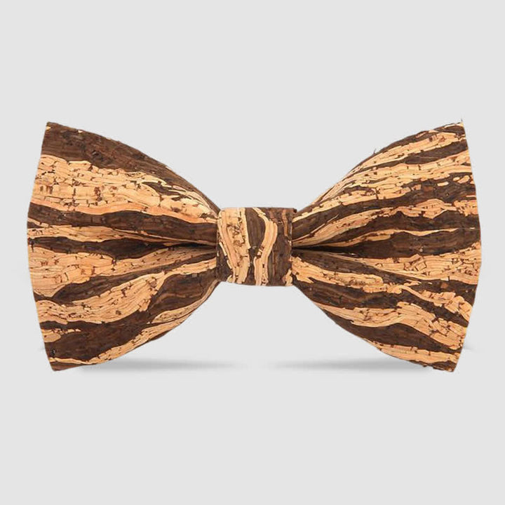 Men's Creative Plain Cork Wooden Bow Tie - Style #1 - image 0