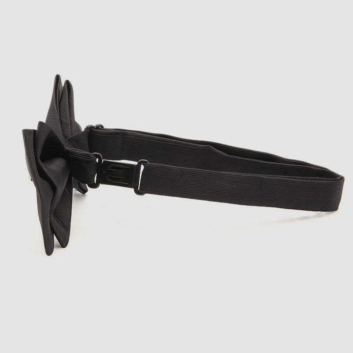 Men's Luxury Golden Vine Leaf Twill Bow Tie - image 2