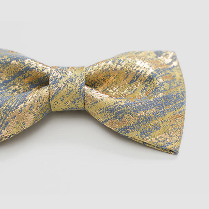Men's Gold Glitter Tuxedo Classic Bow Tie - image 3