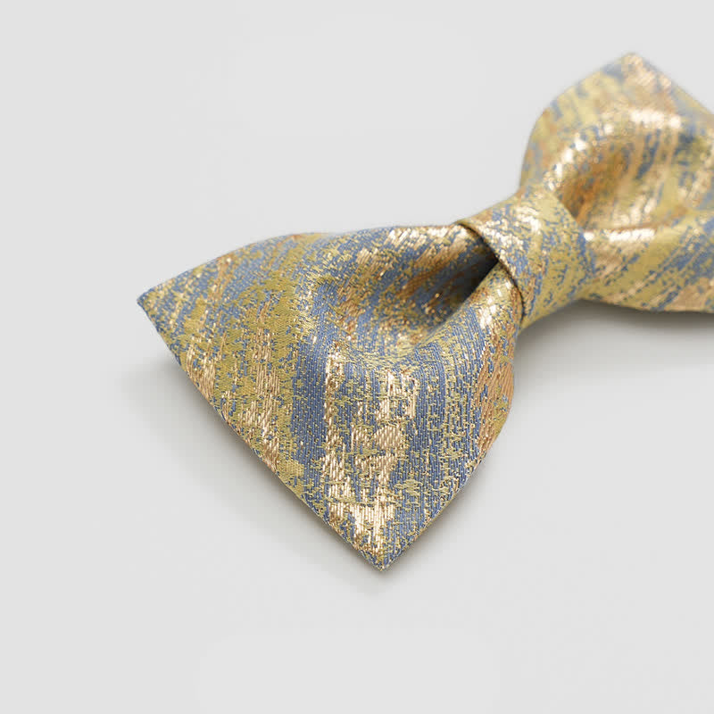 Men's Gold Glitter Tuxedo Classic Bow Tie - image 2