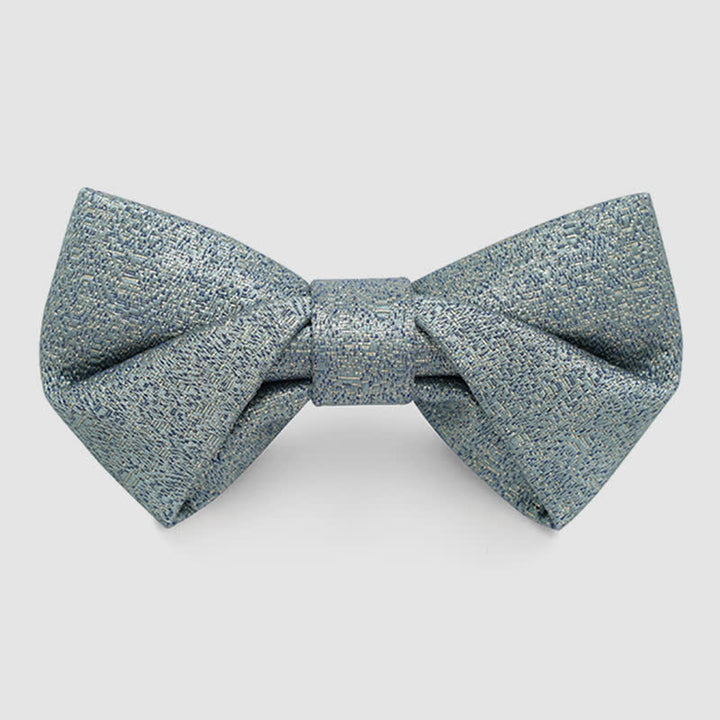 Men's Gold Glitter Tuxedo Classic Bow Tie - Green - Style #2 - image 9