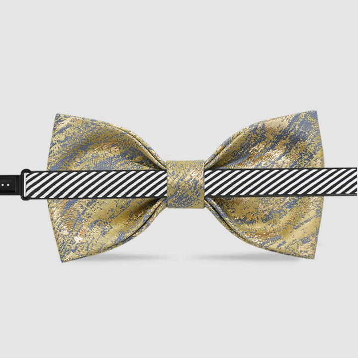 Men's Gold Glitter Tuxedo Classic Bow Tie - image 4
