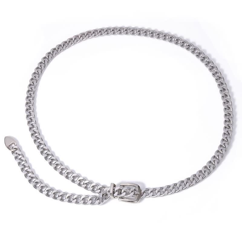 Women's Multi-Layer Body Link Waist Chain Metal Belt - image 5