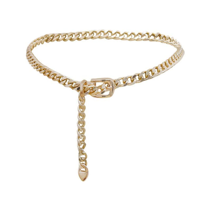 Women's Multi-Layer Body Link Waist Chain Metal Belt - image 1