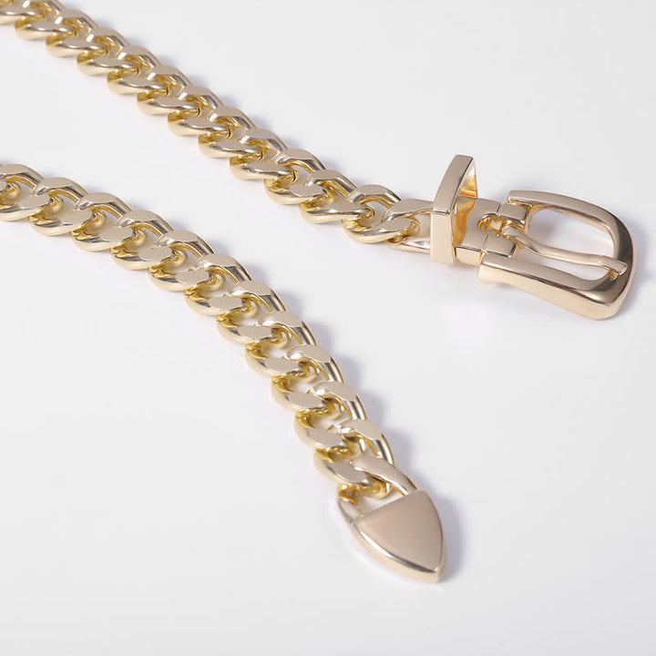 Women's Multi-Layer Body Link Waist Chain Metal Belt - image 2