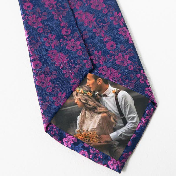 4Pcs Men's Classic Formal Pocket Squares Necktie Set - image 3