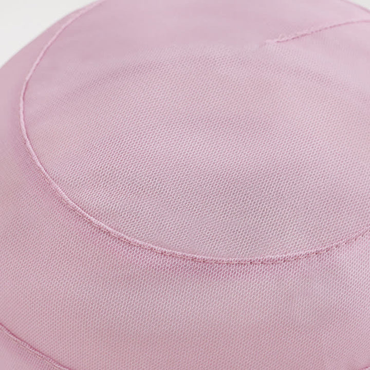 Women's Wide Decorative Flower Real Silk Summer Dress Hat