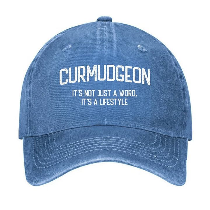 Curmudgeon Is A Lifestyle Adjustable Baseball Cap