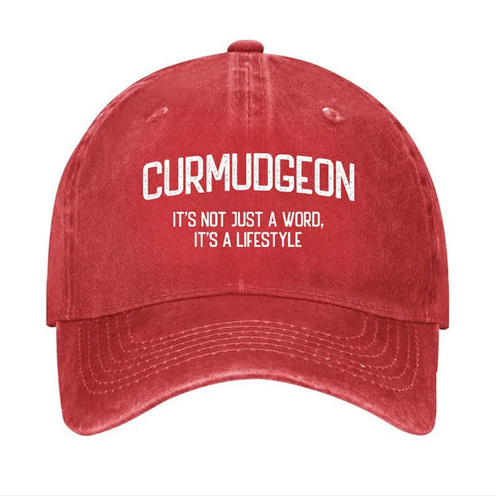 Curmudgeon Is A Lifestyle Adjustable Baseball Cap