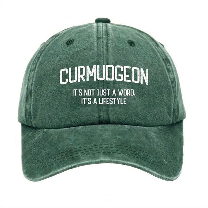 Curmudgeon Is A Lifestyle Adjustable Baseball Cap
