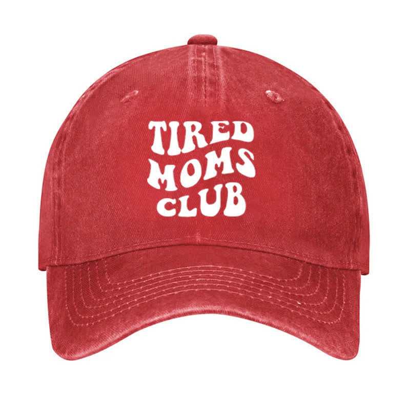 Tired Moms Club Adjustable Baseball Cap