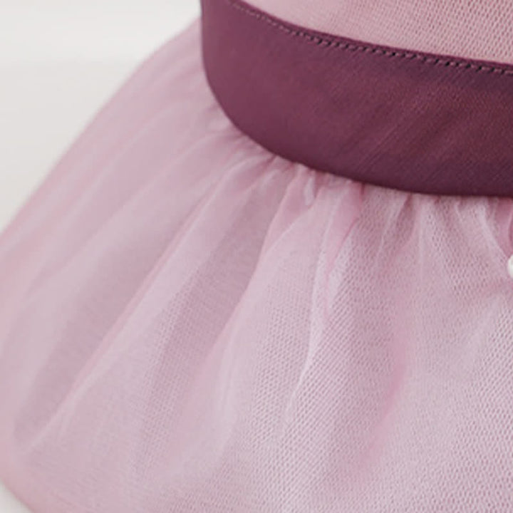 Women's Pearls Embellished Floral Wide Brim Silk Sun Hat