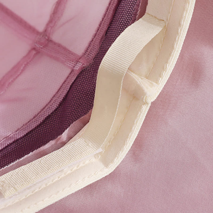 Women's Pearls Embellished Floral Wide Brim Silk Sun Hat