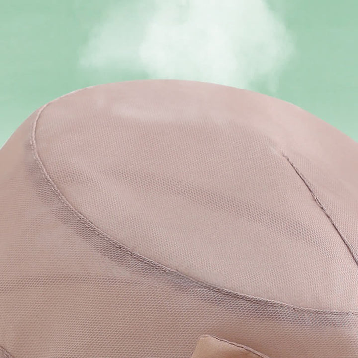 Women's Large Bow Knot Wide Brim Foldable Silk Sun Hat