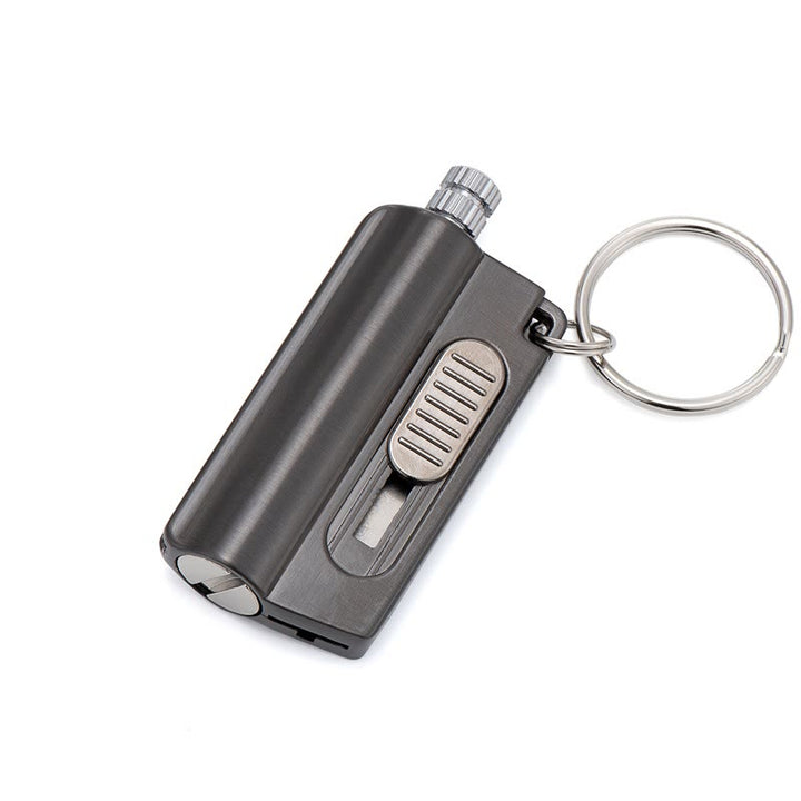 Utility Knife Box Opener Permanent Match Keychain Kerosene Lighter - Black - image 6